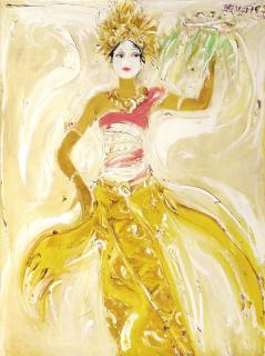 Srihadi Sudarsono - Penari Pendet Bali