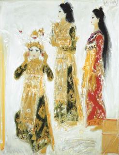 Srihadi Sudarsono - The Legong dancers