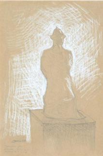 St. Clair Cemin - Drawing for Standing Man