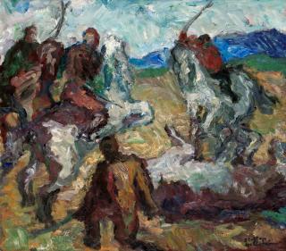 Staffan Hallström - Battle with horses
