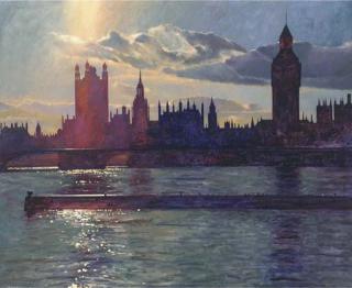 Stan Kaminski, A.R.B.S.A. - Mother of Parliaments And Father Thames