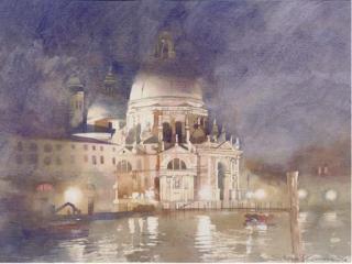 Stan Kaminski, A.R.B.S.A. - The Salute, Night