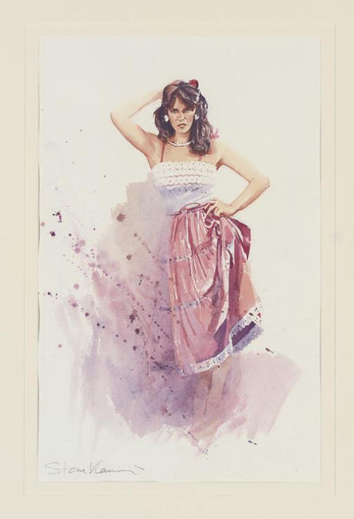 Stan Kaminski R.B.S.A., W.N.A.G. - Blue Senorita; and Red Senorita