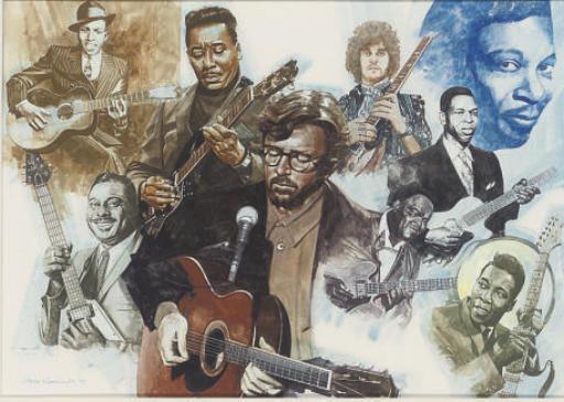 Stan Kaminski, R.B.S.A., W.N.A.G. - Eric Clapton Influences