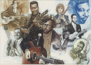 Stan Kaminski, R.B.S.A., W.N.A.G. - Eric Clapton Influences