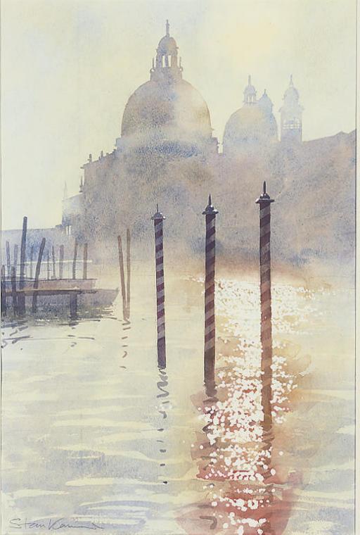 Stan Kaminski, R.B.S.A., W.N.A.G. - Santa Maria Della Salute From The Grand Canal, Venice
