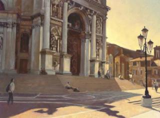 Stan Kaminski - Steps of The Santa Maria Della Salute, Venice; And Santa Maria Della Salute From The Accademia Bridge, Venice