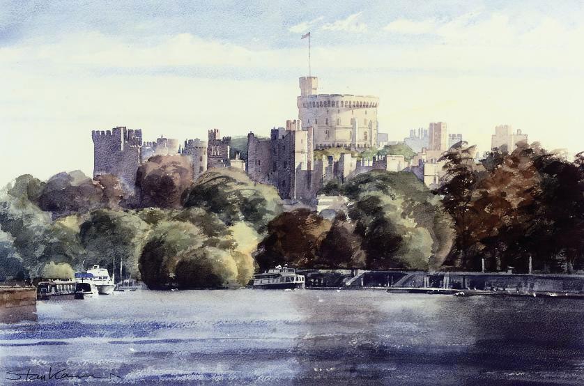 Stan Kaminski - Windor Castle viewed from the Thames