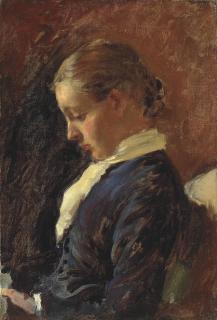 Stanhope Alexander Forbes, R.A., N.E.A.C. - Desirée at the Piano