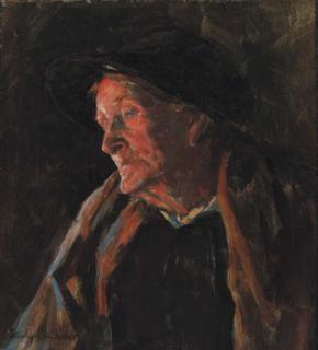 Stanhope Alexander Forbes, R.A. - Portrait of an old Lady