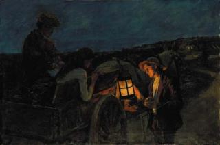 Stanhope Alexander Forbes, R.A. - Study For Lighting Up Time
