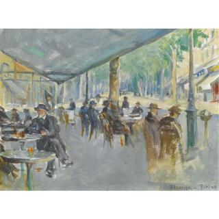 Stanhope Alexander Forbes, R.A. - The Café