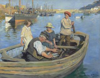 Stanhope Alexander Forbes, R.A. - The Fishermen\'S Expedition