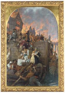 Stanhope Alexander Forbes, R.A. - The Great Fire of London, 1666