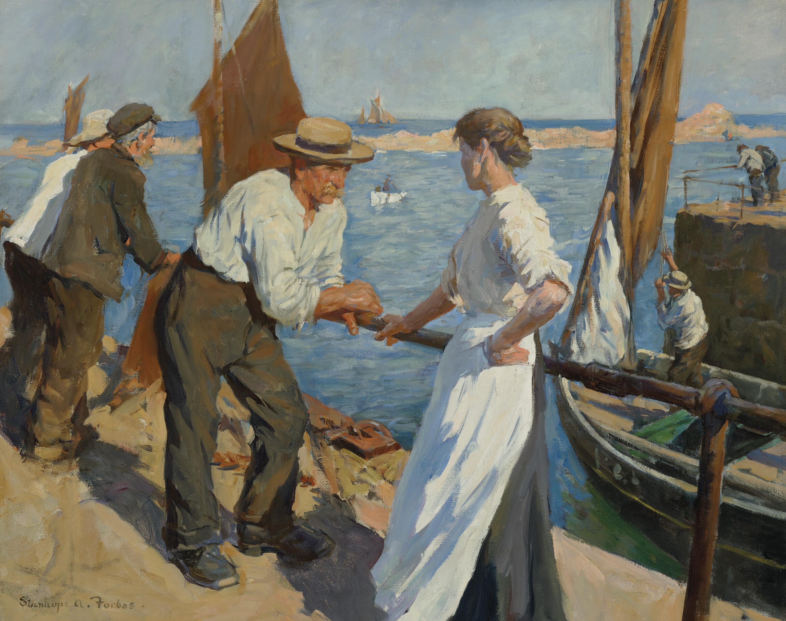 Stanhope Alexander Forbes, R.A. - The Pier Head