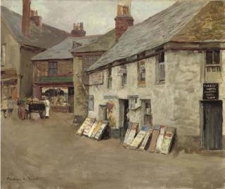 Stanhope Alexander Forbes, R.A. - The Post Office, Newlyn