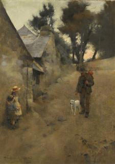 Stanhope Alexander Forbes, R.A. - The Road Above St Ives