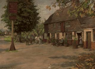 Stanhope Alexander Forbes, R.A. - The Woolpack at Yalding