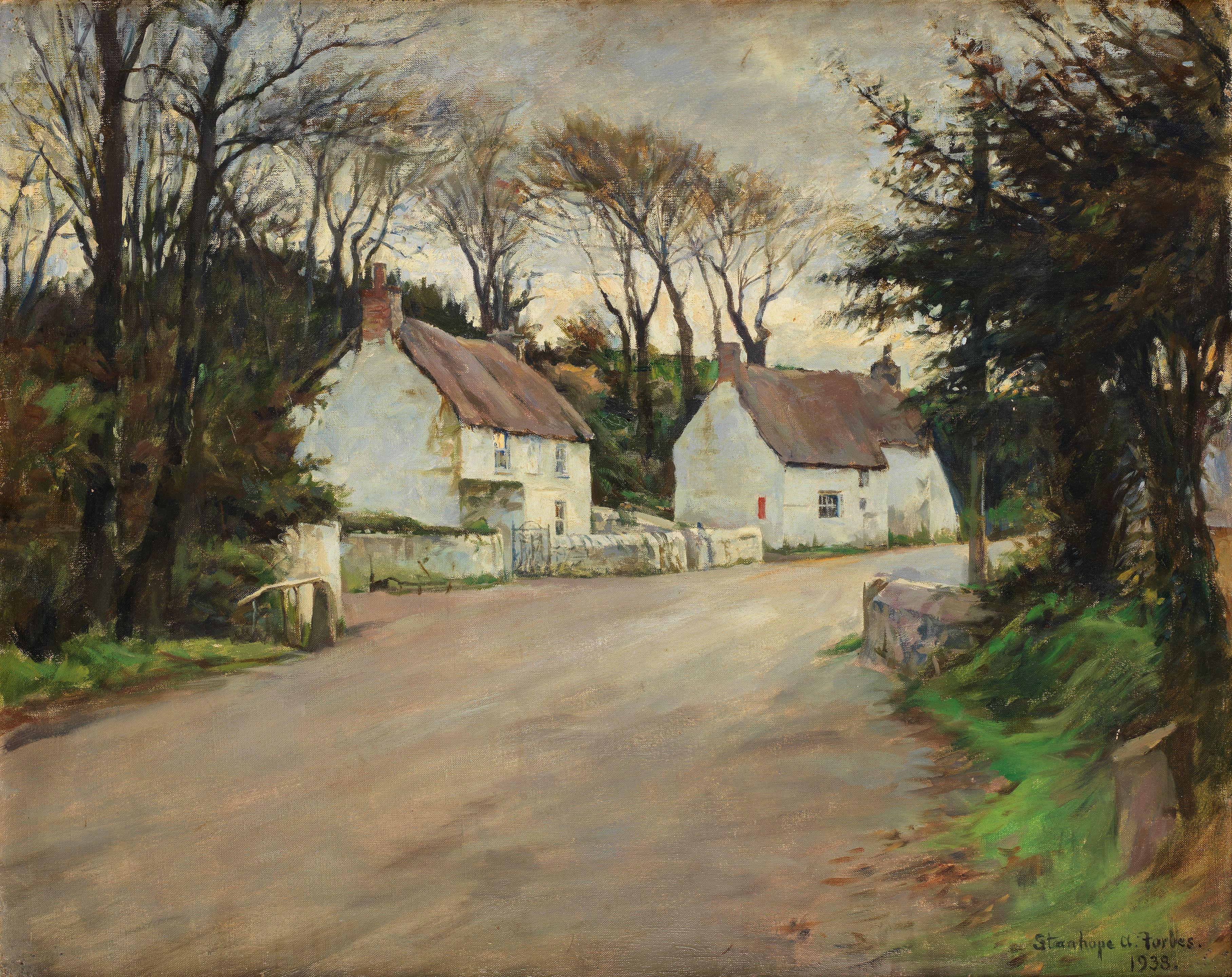 Stanhope Alexander Forbes, RA - Evening on the highway