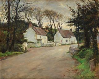 Stanhope Alexander Forbes, RA - Evening on the highway