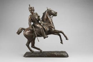 Stanislao Grimaldi - Ussaro a cavallo