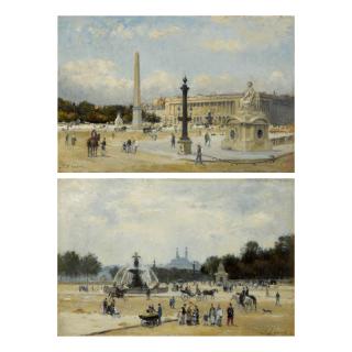 Stanislas Lépine - La Place De La Concorde: A Pair