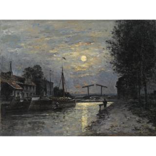 Stanislas Lépine - Le Canal Saint Denis, Effet De Lune