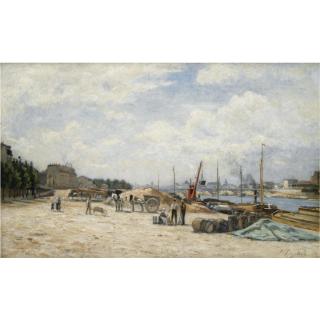 Stanislas Lépine - Le Pont De Bercy Vu Du Quai De La Gare