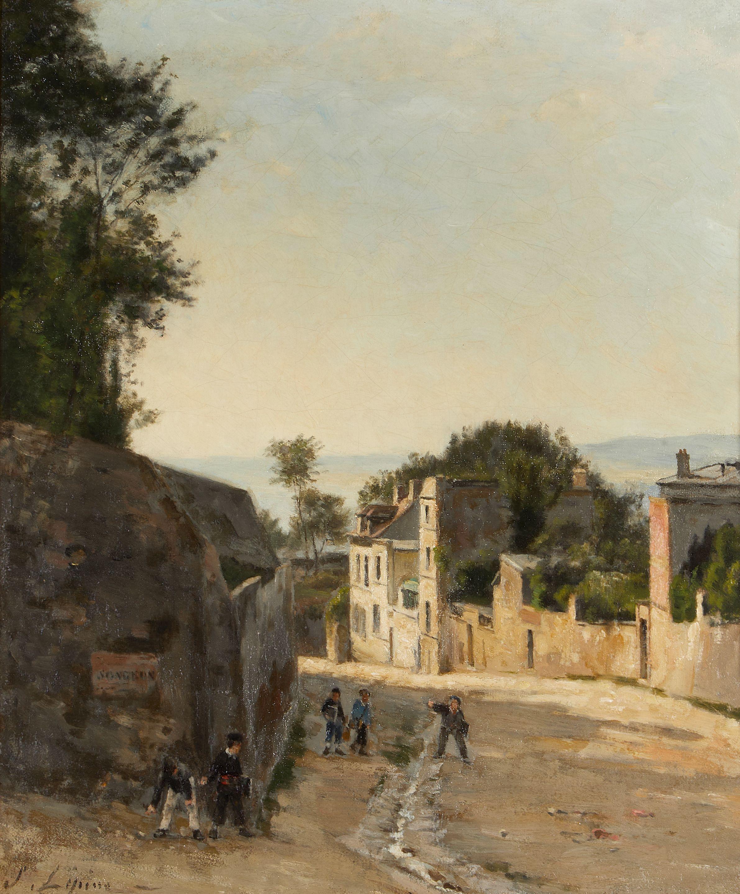 Stanislas Lépine - Montmartre, La Rue Cortot