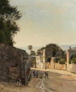 Stanislas Lépine - Montmartre, La Rue Cortot