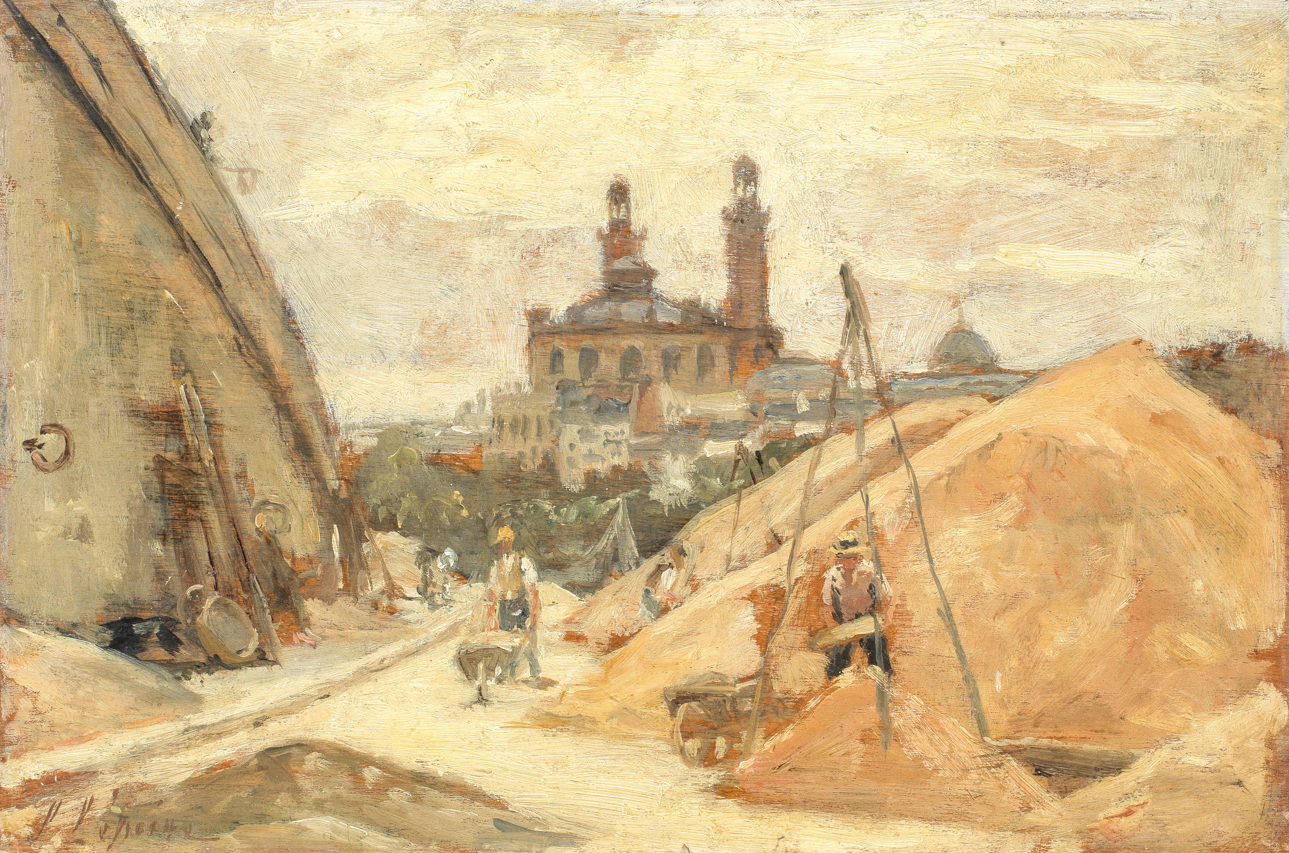 Stanislas Lepine - Travaux au Trocadéro