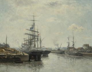 Stanislas Victor Édouard Lépine - Caen. Le Bassin de Saint-Pierre