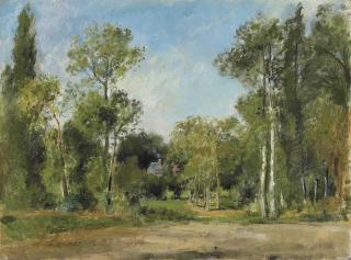 Stanislas Victor Edouard Lépine - Paysage boisé