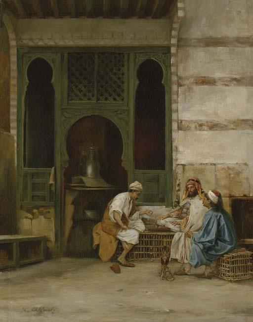 Stanislaus von Chlebowski - Chess Players, Cairo