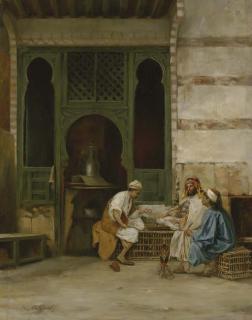 Stanislaus von Chlebowski - Chess Players, Cairo