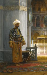 Stanislaus Von Chlebowski - Polish at Prayer, Hagia Sophia