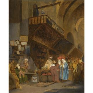 Stanislaus Von Chlebowski - Polish Souk In Constantinople