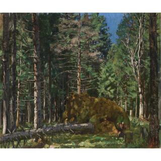 Stanislav Yulianovich Zhukovsky - Pine Forest