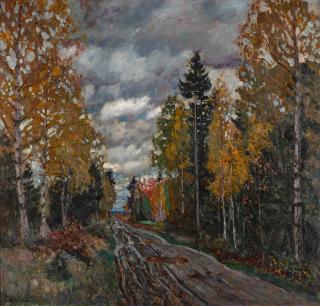 Stanislav Yulianovich Zhukovsky - Road through the Woods