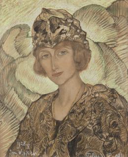 Stanislaw Ignacy Witkiewicz - Portrait of Maria Zlotnicka Jaroszynska