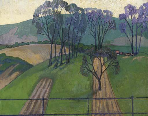Stanislawa De Karlowska - Devon Landscape