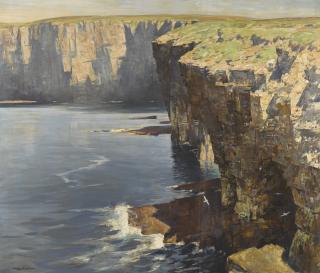 Stanley Cursiter, C.B.E, P.R.S.W., R.S.A. - Along The Cliffs, Orkney