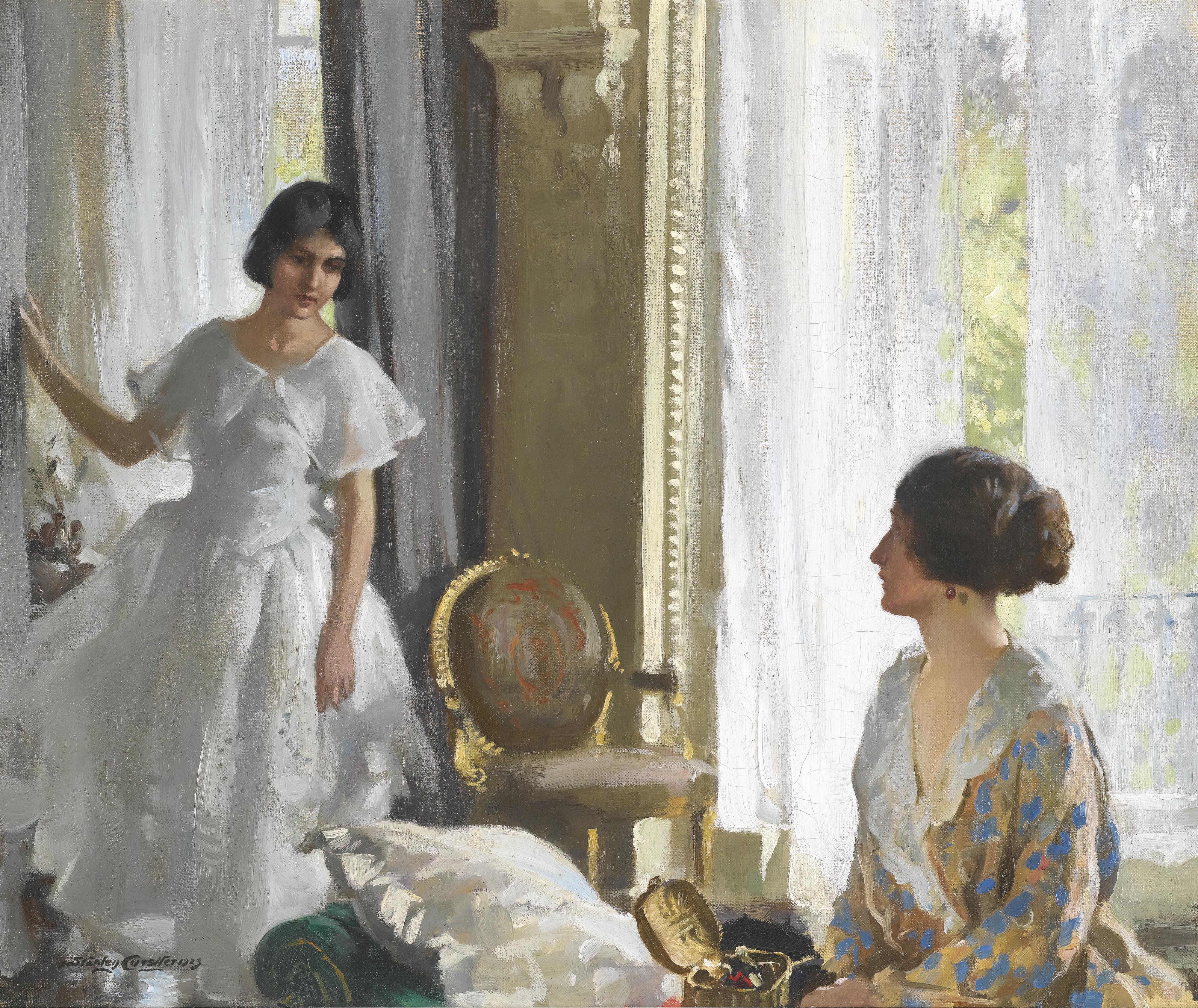 Stanley Cursiter, C.B.E, P.R.S.W., R.S.A. - The Seamstress