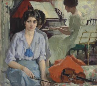 Stanley Cursiter, R.S.A., R.S.W. - Musicians
