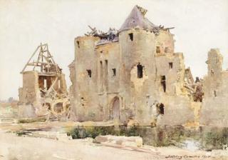 Stanley Cursiter, R.S.A., R.S.W. - On the Somme