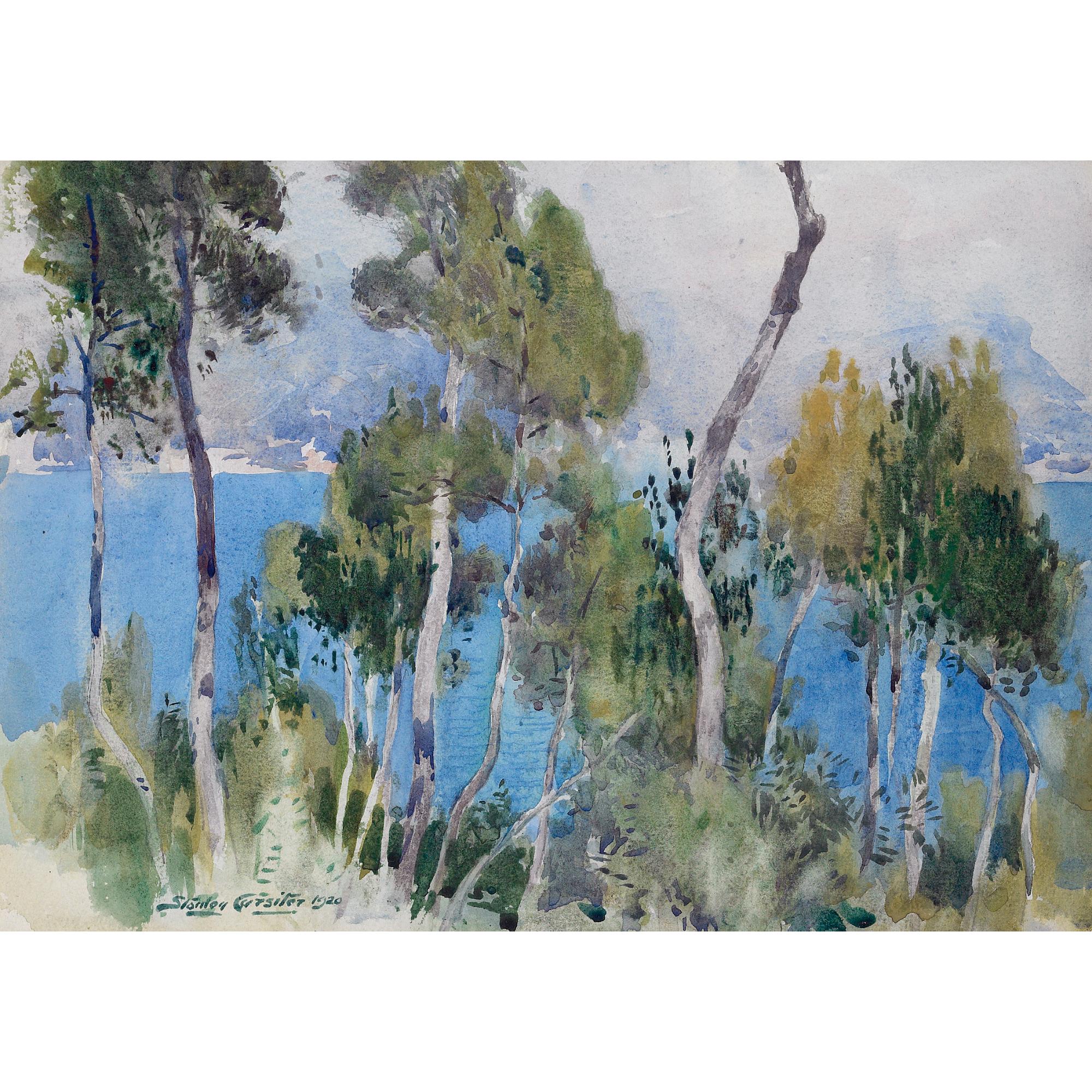 Stanley Cursiter - British mentone On The Italian Rivera