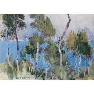 Stanley Cursiter - British mentone On The Italian Rivera