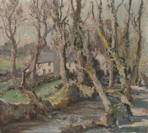 Stanley Horace Gardiner - Daffodil Time, Lamorna