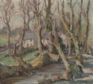 Stanley Horace Gardiner - Daffodil Time, Lamorna