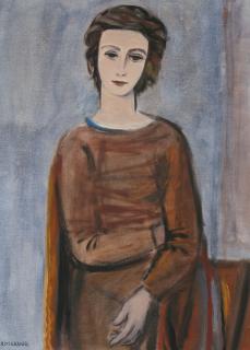 Stanley Morel Cosgrove - Young Woman In Brown